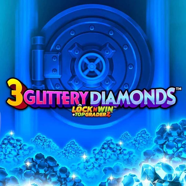 3 Glittery Diamonds casino game by PearFiction Studios – featured logo at Quickbet casino