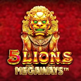 5 Lions Megaways online game logo by Pragmatic Play on quickbetcasino.uk