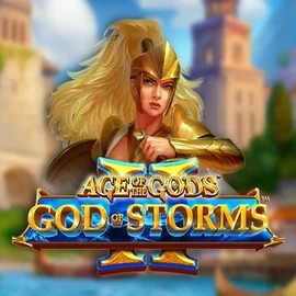 Age Of The Gods: God Of Storms 2 game by Playtech – logo hosted on Quickbet casino