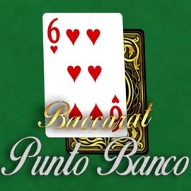 Baccarat - Punto Banco online game logo by Red Tiger Gaming on quickbetcasino.uk