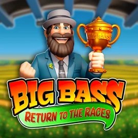 Big Bass Return to the Races online game logo by Pragmatic Play on quickbetcasino.uk