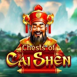 Chests of Cai Shen online game logo by Pragmatic Play on quickbetcasino.uk