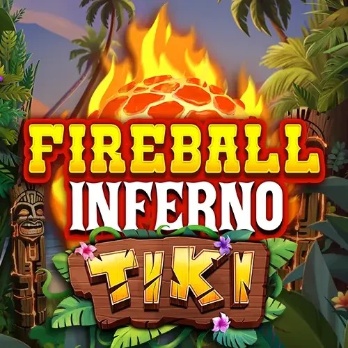 Official Slots logo: Fireball Inferno Tiki by NetEnt at Quickbet casino