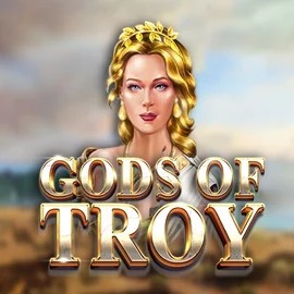Gods of Troy online game logo by Red Tiger Gaming on quickbetcasino.uk
