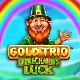 Gold Trio Leprechaun's Luck slot logo by Playtech at Quickbet casino