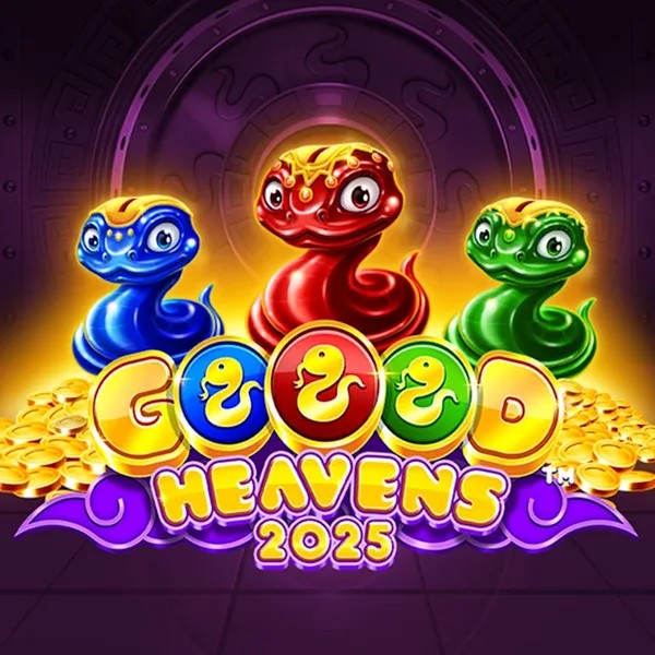 Goood Heavens online game logo by Rarestone Gaming on quickbetcasino.uk