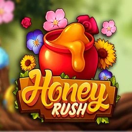 Honey Rush slot logo by  at Quickbet casino