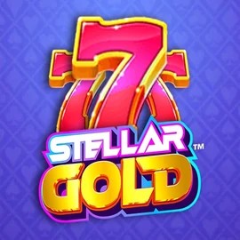 Official Slots logo: Stellar Gold by Snowborn Games at Quickbet casino