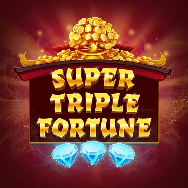 Super Triple Fortune slot visual from Greentube available on quickbetcasino.uk